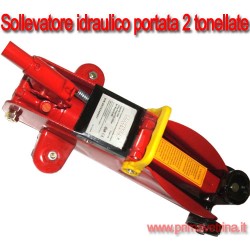 Crick sollevatore idraulito portata 2 tonellate con valigetta
