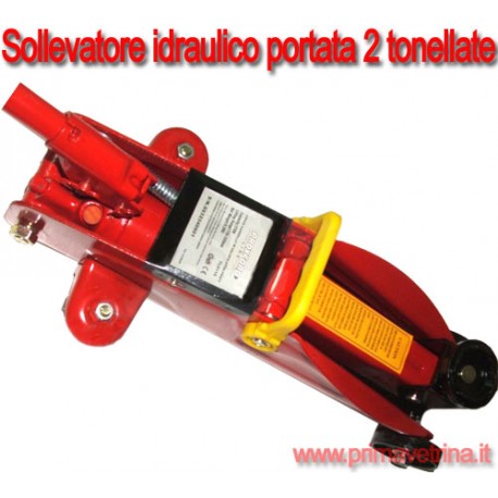 Crick sollevatore idraulito portata 2 tonellate con valigetta
