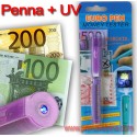 Penna tester rilevatore banconote false +  luce UV