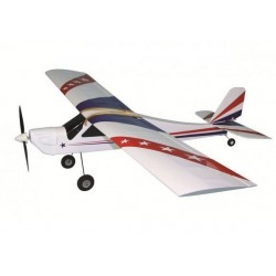 Aereo cessna e-trainer radiocomandato rc in balsa motore brushless radio 2.4 gHz