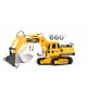 Escavatore cingolato ruspa elettrica radiocomandata rc 1:27
