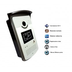 Video citofono wireless senza fili wi-fi con chiamata su APP Iphon tablet