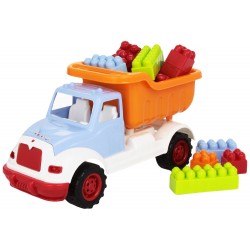 Camion con 36 costruzioni colorate di diverse misure Bontempi