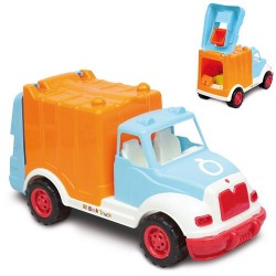 Camion con 38 costruzioni colorate di diverse misure 