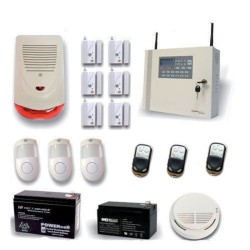 Allarme casa professionale senza fili combinatore GSM kit completo di sirena esterna filare