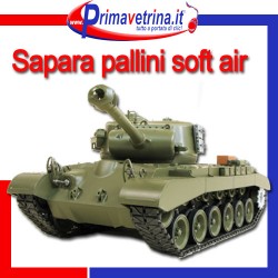 Carro armato rc radiocomandato Snow Leopard spara pallini 1:16