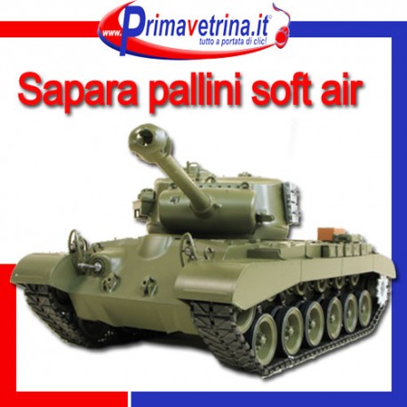 Carro armato rc radiocomandato Snow Leopard spara pallini 1:16