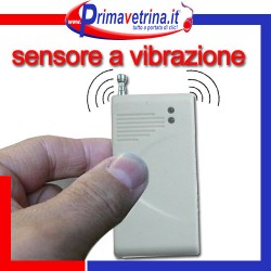 Sensore allarme vibrazione rottura vetri senza fili wifi